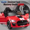 Licensed Ford Mustang GT500 Ride on Car for Kids by INFANS, Battery Powered Electric Vehicle with Remote Control, Headlight, Power Display, USB, Music, Electric Car for Kids to Drive Age 3+ (Red) view 3