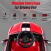Licensed Ford Mustang GT500 Ride on Car for Kids by INFANS, Battery Powered Electric Vehicle with Remote Control, Headlight, Power Display, USB, Music, Electric Car for Kids to Drive Age 3+ (Red) view 4