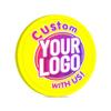 MARRILYTON 100PCS 40mm Custom Plastic Poker Chips, Print Your Design and Text on Chips, for Bar, Board Game, Game Night and Poker Tournament (Yellow) view 1