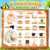 Kids Camping Set, SMILESSKIDDO 41 PCS Pretend Camping Set for Kids 3-5 with Pop Up Tent - Indoor and Outdoor Play Camping Toys for Toddlers view 2