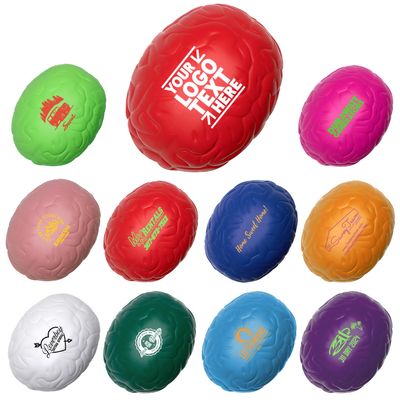 100PCS Custom Brain Stress Relief Foam Balls Bulk Personalized Foam Ball Customized Promotional Items with Logo/Text/Email/QR Code