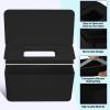 108 Packs Flannel Reusable Baby Wipes Cloth Wipes with Black Upgraded Wipes Dispenser, Soft & Natural Skin Friendly Cloth Wipes, Body Face Hand Washcloth Essential for Cloth Diapers view 3