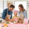 19PCS Kids Cooking Sets Real with Kids Knife Set for Real Cooking, Kid Safe Knife Set for Real Cooking with Kids Cutting Board and Knife Set, Toddlers Kitchen Tools, Kids Chef Hat and Apron view 3