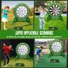 Betollo Inflatable Patio Golf Game with Air Pump, 6ft Giant Dartboard for Golf Darts Kick Darts | Giant Outdoor Games for Adults, Family, Party, Camping view 3