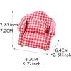1:12 Scale DIY Dollhouse Sofa Miniature Living Room Couch with Pillow Doll Bedroom Accessories Decor Mini Doll House Furniture view 2