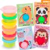 Funeta Valentines Day Gifts for Kids -30 Pack Valentines Cards with Playdough for Toddlers Girls Boys Classroom Exchange, Valentines Playdoh Party Favors for Kids School view 1