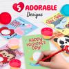 Funeta Valentines Day Gifts for Kids -30 Pack Valentines Cards with Playdough for Toddlers Girls Boys Classroom Exchange, Valentines Playdoh Party Favors for Kids School view 3