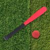 Aymzbd Kids Foam Baseball Bat and Ball T Ball Set Soft Baseball Bat Softball Bat for Game Indoor Outdoor Training Teaching Exercise, Red view 2