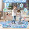 Dance Mat Toys Girl Gift: 8-Button Frozen Dance Pad Wireless Bluetooth Electronic Dance Game for Kids with 4 Game Modes LED Light Built-in Music Birthday Gifts for 3 4 5 6 7 8 9 10+ Years Old Girls view 2