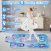Dance Mat Toys Girl Gift: 8-Button Frozen Dance Pad Wireless Bluetooth Electronic Dance Game for Kids with 4 Game Modes LED Light Built-in Music Birthday Gifts for 3 4 5 6 7 8 9 10+ Years Old Girls view 3