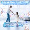 Dance Mat Toys Girl Gift: 8-Button Frozen Dance Pad Wireless Bluetooth Electronic Dance Game for Kids with 4 Game Modes LED Light Built-in Music Birthday Gifts for 3 4 5 6 7 8 9 10+ Years Old Girls view 4