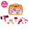 Theo Klein 5559 Hairdressing Case I Sturdy Case with Electric Hair Dryer, Mirror, Brush and Hairdressing Accessories Included Toys for Children from 3 Years Old view 2