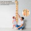 Beinou Growth Chart for Wall Wood Height Chart for Kids Height Measurement for Wall Boy Girls Height Wall Chart Growth Measuring Ruler Room Wall Decor view 2