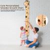 Beinou Growth Chart for Wall Wood Height Chart for Kids Height Measurement for Wall Boy Girls Height Wall Chart Growth Measuring Ruler Room Wall Decor view 2