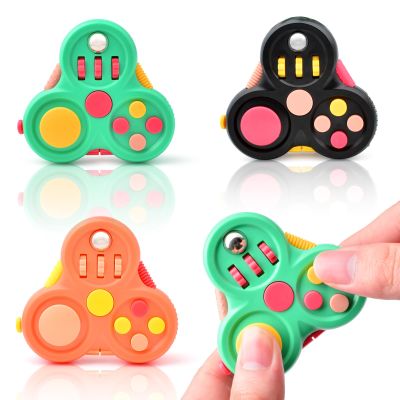 Yrissmiss Fidget Toys for Adults,3PCS Fidget Pad Easter Basket Stuffers for Boys Girls,Sensory Toys Stress Relief Cube Clicker Controller,ADHD Autism Fidget Spinner for Office Desk Travel Games