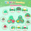 Yrissmiss Fidget Toys for Adults,3PCS Fidget Pad Easter Basket Stuffers for Boys Girls,Sensory Toys Stress Relief Cube Clicker Controller,ADHD Autism Fidget Spinner for Office Desk Travel Games view 3