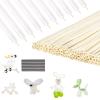 100PCS Clear Balloons 260 Transparent Long Balloons for Balloon Garland Thickening Skinny Latex Twisting Balloon for Animals Birthday Wedding Modeling Magic Clown BalloonsChristmas Party Decorations view 1