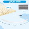 100PCS Clear Balloons 260 Transparent Long Balloons for Balloon Garland Thickening Skinny Latex Twisting Balloon for Animals Birthday Wedding Modeling Magic Clown BalloonsChristmas Party Decorations view 2