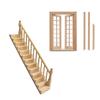 Cutemini 1:12 Scale Dollhouse Accessories Miniature Windows Furniture Wooden Classic Window Frame Model 28 Panes DIY Mini House Ornaments view 1