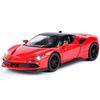 Toy Cars Model for Kids 1:32 Diecast Metal Toy Cars, Pull Back Car with Light and Music SF90 Toy Car Collectible Model Cars for Boys Age 3 + Year Old view 1