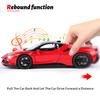 Toy Cars Model for Kids 1:32 Diecast Metal Toy Cars, Pull Back Car with Light and Music SF90 Toy Car Collectible Model Cars for Boys Age 3 + Year Old view 3