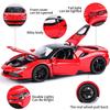 Toy Cars Model for Kids 1:32 Diecast Metal Toy Cars, Pull Back Car with Light and Music SF90 Toy Car Collectible Model Cars for Boys Age 3 + Year Old view 4