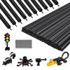 100PCS Black Long Balloons Garlands for Animals Birthday Wedding, Thickening Skinny Latex Balloons for Modeling Magic and Decorations view 1