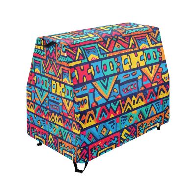 Wajiw Ethnic Pattern Water Table Cover for Step2 Rain Showers Splash Pond Water Table Waterproof Anti-UV Dust Proof Outdoor Toys Cover-Cover only