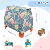 Wajiw Flamingo Water Table Cover for Step2 Rain Showers Splash Pond Water Table Waterproof Anti-UV Dust Proof Outdoor Toys Cover-Cover only view 2