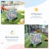 Wajiw Flamingo Water Table Cover for Step2 Rain Showers Splash Pond Water Table Waterproof Anti-UV Dust Proof Outdoor Toys Cover-Cover only view 4