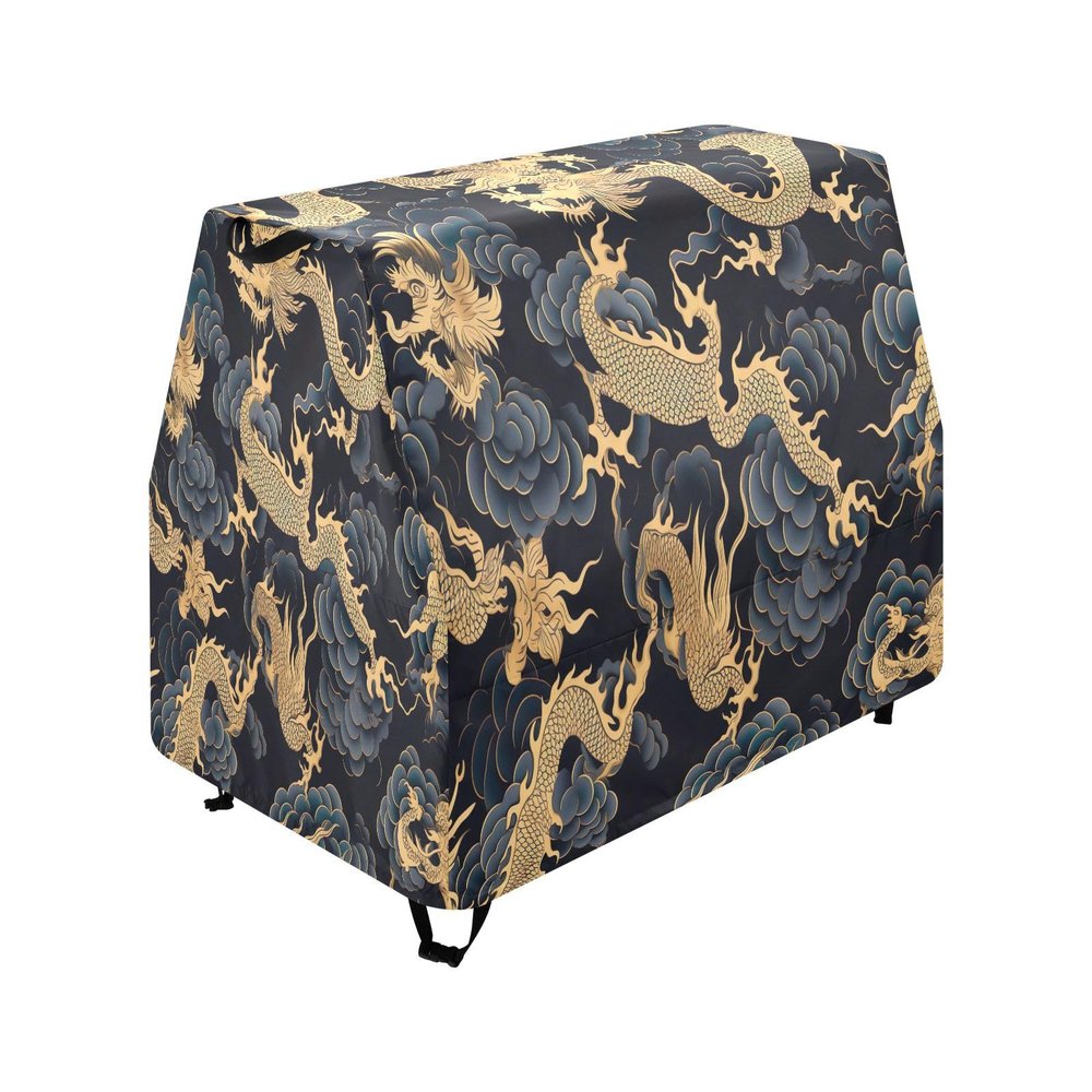 Wajiw Dragon Water Table Cover for Step2 Rain Showers Splash Pond Water Table Waterproof Anti-UV Dust Proof Outdoor Toys Cover-Cover only