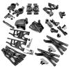 Dantenron Full Set Kit Upgrade Parts for 1/5 RC Truck Car Traxxas X-Maxx 6S 8S Steering Group,Rear Axle Mount,Swing Arm Gearbox Shell,Caster Block,Steering Cup,Servo Base (Black) view 1