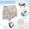 Wajiw Floral Water Table Cover for Step2 Rain Showers Splash Pond Water Table Waterproof Anti-UV Dust Proof Outdoor Toys Cover-Cover only view 4