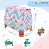 Wajiw Chevron Pattern Water Table Cover for Step2 Rain Showers Splash Pond Water Table Waterproof Anti-UV Dust Proof Outdoor Toys Cover-Cover only view 3