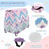 Wajiw Chevron Pattern Water Table Cover for Step2 Rain Showers Splash Pond Water Table Waterproof Anti-UV Dust Proof Outdoor Toys Cover-Cover only view 4