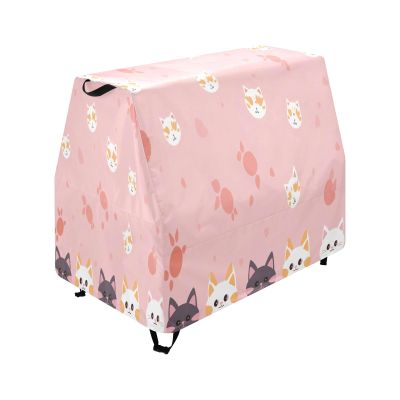 Wajiw Cats Water Table Cover for Step2 Rain Showers Splash Pond Water Table Waterproof Anti-UV Dust Proof Outdoor Toys Cover-Cover only