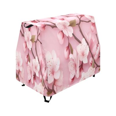Wajiw Cherry Blossoms Water Table Cover for Step2 Rain Showers Splash Pond Water Table Waterproof Anti-UV Dust Proof Outdoor Toys Cover-Cover only