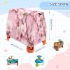 Wajiw Cherry Blossoms Water Table Cover for Step2 Rain Showers Splash Pond Water Table Waterproof Anti-UV Dust Proof Outdoor Toys Cover-Cover only view 3