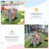 Wajiw Floral Stripes Water Table Cover for Step2 Rain Showers Splash Pond Water Table Waterproof Anti-UV Dust Proof Outdoor Toys Cover-Cover only view 4