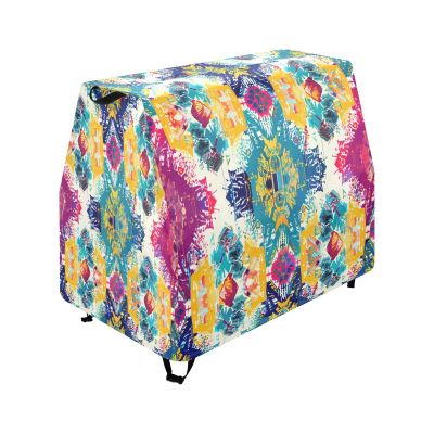 Wajiw Ethnic Pattern Water Table Cover for Step2 Rain Showers Splash Pond Water Table Waterproof Anti-UV Dust Proof Outdoor Toys Cover-Cover only