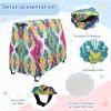 Wajiw Ethnic Pattern Water Table Cover for Step2 Rain Showers Splash Pond Water Table Waterproof Anti-UV Dust Proof Outdoor Toys Cover-Cover only view 4