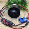 12V 7A Violent All-Plastic Ducted Fan Inner Rotor DC Brushless Motor High-Speed Turbo Fan - (Speed(RPM): Plastic Ductwith ESC) view 1