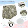 Wajiw Floral Water Table Cover for Step2 Rain Showers Splash Pond Water Table Waterproof Anti-UV Dust Proof Outdoor Toys Cover-Cover only view 4