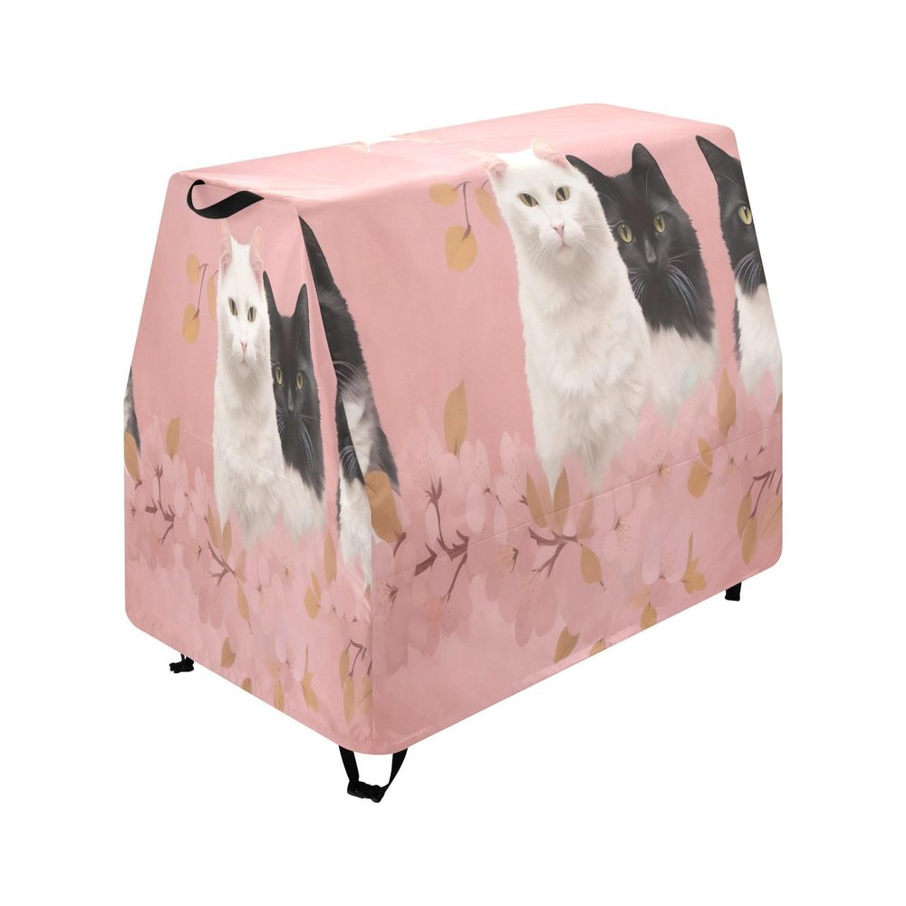 Wajiw Cats Water Table Cover for Step2 Rain Showers Splash Pond Water Table Waterproof Anti-UV Dust Proof Outdoor Toys Cover-Cover only