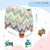 Wajiw Chevron Pattern Water Table Cover for Step2 Rain Showers Splash Pond Water Table Waterproof Anti-UV Dust Proof Outdoor Toys Cover-Cover only view 3