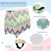 Wajiw Chevron Pattern Water Table Cover for Step2 Rain Showers Splash Pond Water Table Waterproof Anti-UV Dust Proof Outdoor Toys Cover-Cover only view 4
