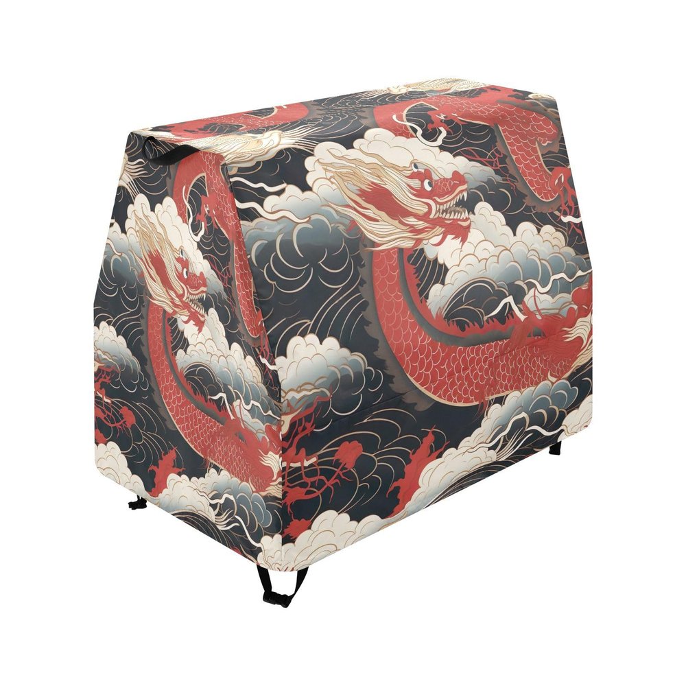 Wajiw Dragon Water Table Cover for Step2 Rain Showers Splash Pond Water Table Waterproof Anti-UV Dust Proof Outdoor Toys Cover-Cover only