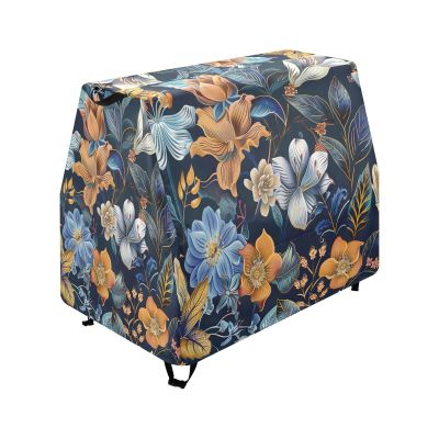 Wajiw Floral Water Table Cover for Step2 Rain Showers Splash Pond Water Table Waterproof Anti-UV Dust Proof Outdoor Toys Cover-Cover only