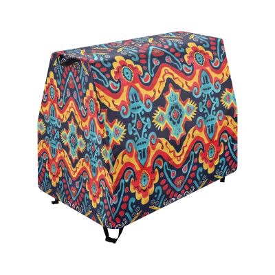 Wajiw Ethnic Pattern Water Table Cover for Step2 Rain Showers Splash Pond Water Table Waterproof Anti-UV Dust Proof Outdoor Toys Cover-Cover only