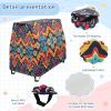Wajiw Ethnic Pattern Water Table Cover for Step2 Rain Showers Splash Pond Water Table Waterproof Anti-UV Dust Proof Outdoor Toys Cover-Cover only view 4